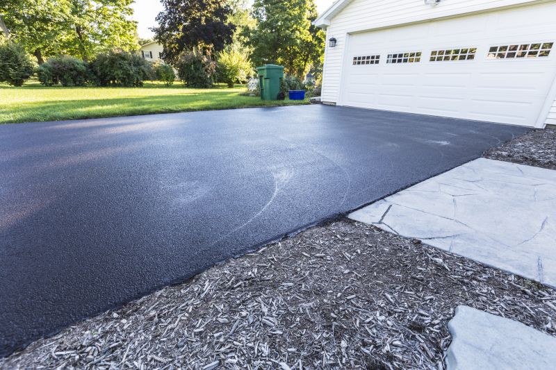Finished Blacktop Driveway